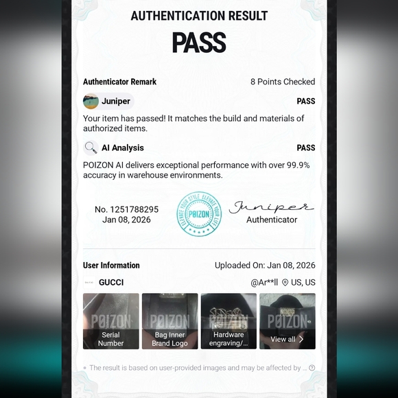 Gucci Brown & Tan Signiture GG Mono 6 Keyring Holder (EUC)(COA)✨️🖤✨️ - Picture 12 of 12